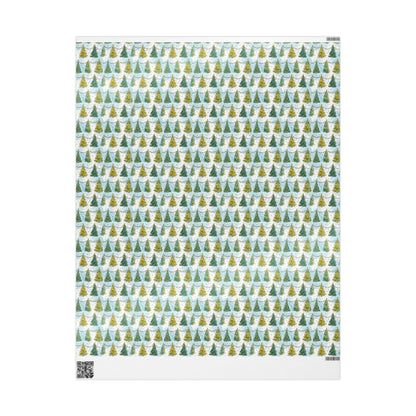 Retro Christmas Wrapping Paper, Vintage-Inspired Holiday Gift Wrap Roll, Custom Winter Theme Packaging #5