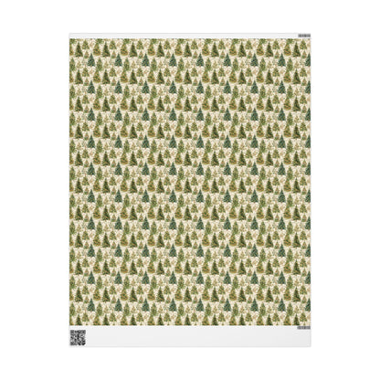 Custom Christmas Wrapping Paper, Vintage Style Gift Wrap Roll, Retro Holiday Packaging, Swedish Design #6