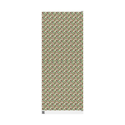 Christmas Wrapping Paper Roll, Vintage Retro Holiday Wrap, Custom Gift Paper with Swedish Christmas Design #3