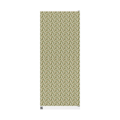 Retro Christmas Wrapping Paper Roll, Vintage-Inspired Gift Wrap, Custom Christmas Print for Gifts #23