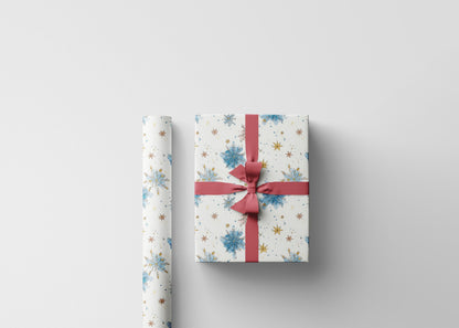 Vintage Christmas Wrapping Paper, Custom Holiday Wrap Roll, Retro Christmas Style Packaging #17