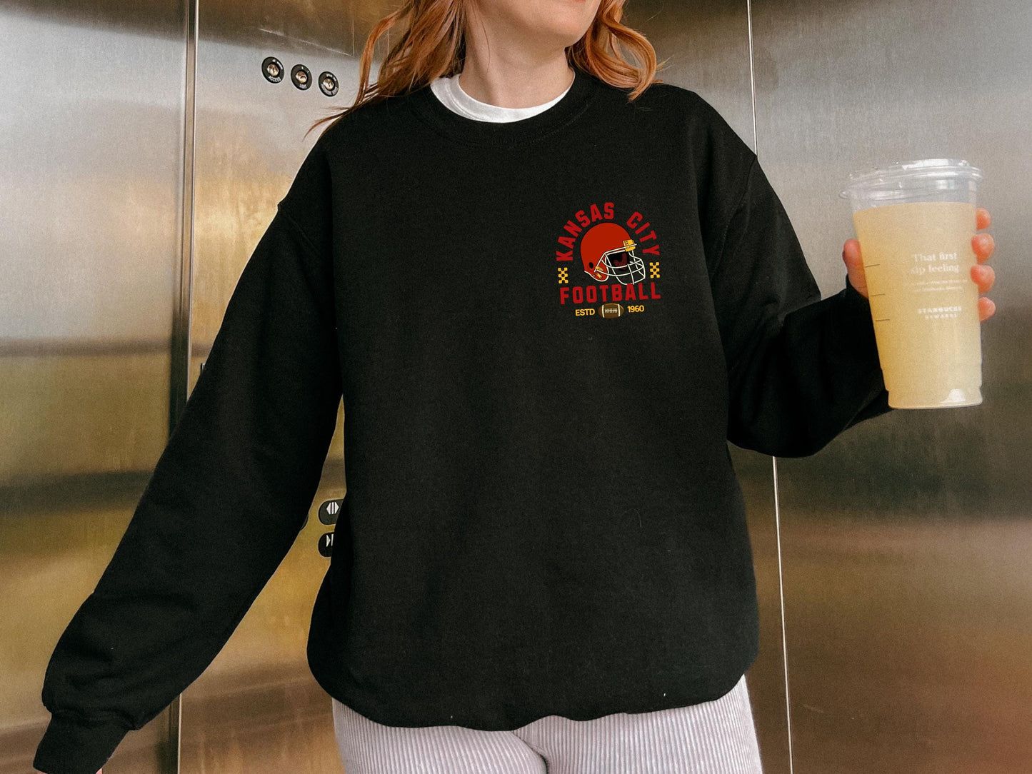 Kansas City Football Vintage 90s Style Shirt, Kansas City Football Crewneck Sweatshirt, Football Shirt, Kansas City Fan Gifts
