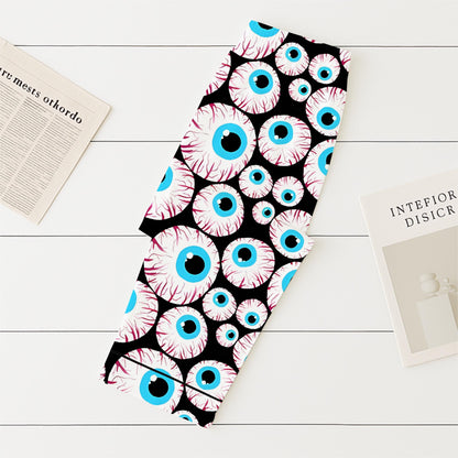 Halloween Scary Eye Ball Pajamas Set, Spooky Monster Eye Sleepwear, Creepy Halloween Homewear, Horror Holiday Nightwear, Spooky Season Gift