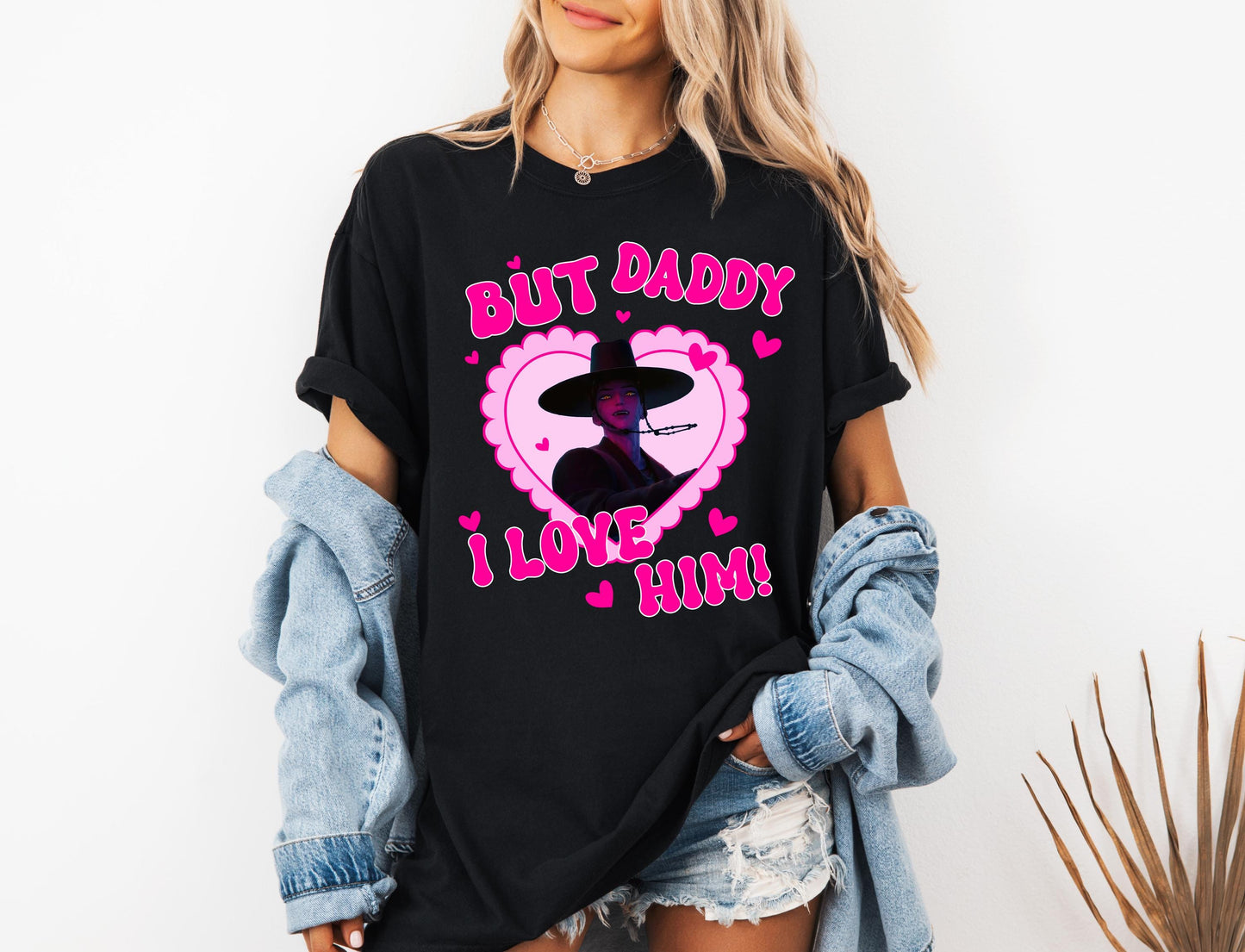 Kpop But Daddy I Love Him Shirt: Saja Boys Jinu, Huntrix Girl