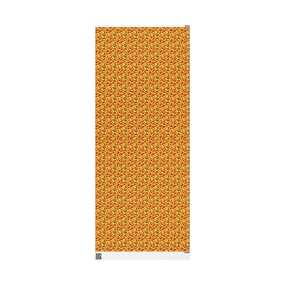 Farmers Market Wrapping Paper Roll Rustic Farmhouse Baguettes and Croissants Pastry Design Eco Country Kitchen Gift Wrap #84
