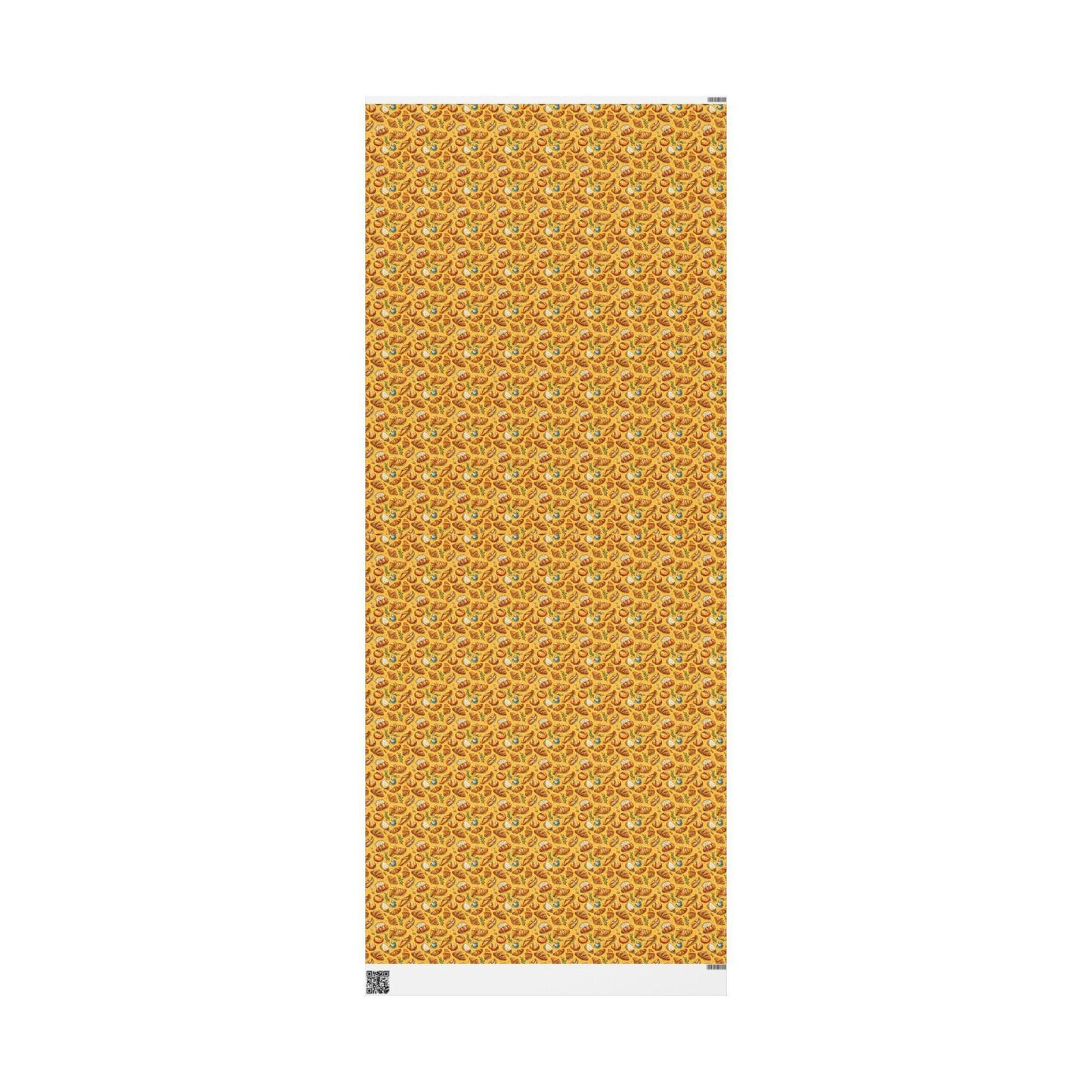 Farmers Market Wrapping Paper Roll Eco Rustic Bakery Theme Baguettes Croissants Farmhouse Kitchen French Food Gift Wrap #85