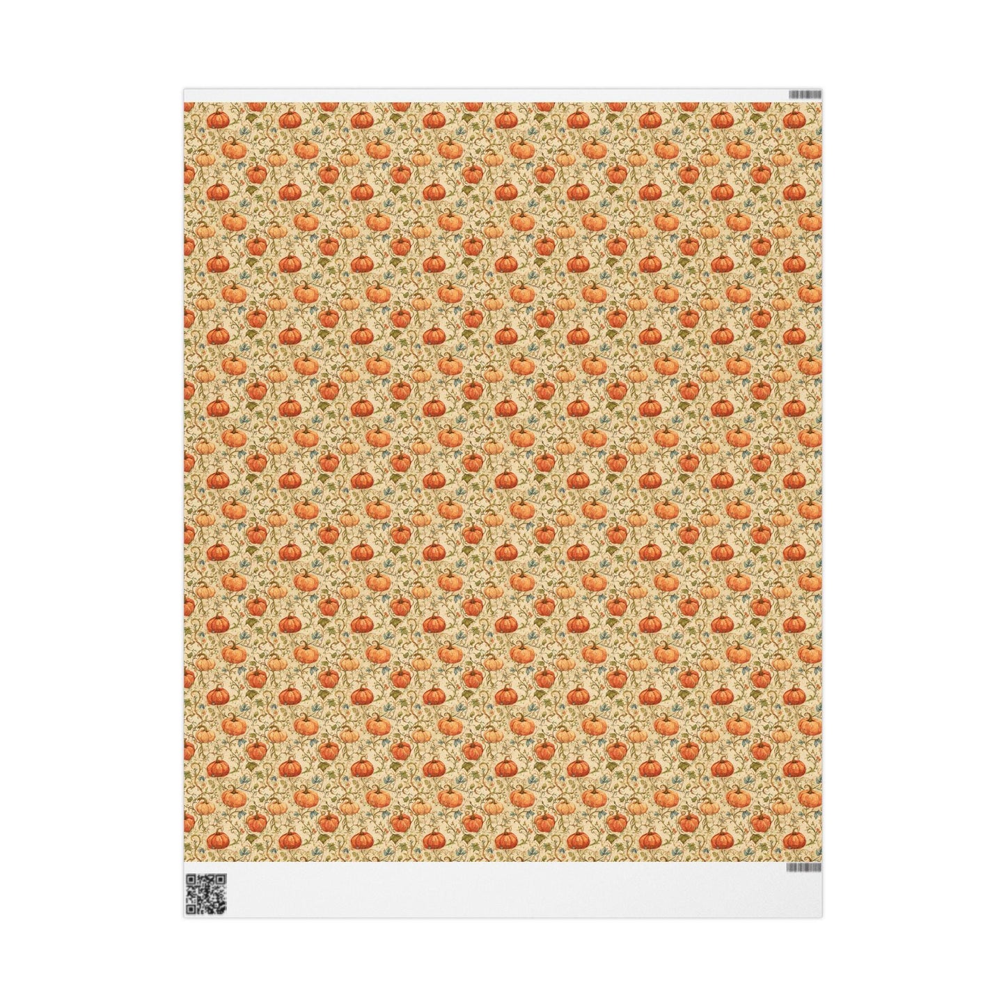 Farmers Market Wrapping Paper Roll Farm Fresh Pumpkins Rustic Country Harvest Eco Friendly Farmhouse Kitchen Gift Wrap #86
