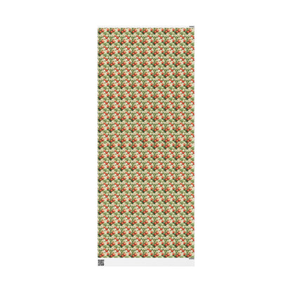 Farmers Market Wrapping Paper Roll Farm Fresh Strawberries Rustic Country Fruit Eco Friendly Farmhouse Kitchen Gift Wrap #94