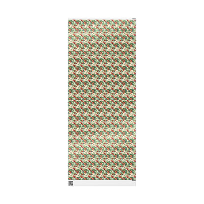 Farmers Market Wrapping Paper Roll Rustic Country Kitchen Strawberries Farm Fresh Fruit Eco Farmhouse Organic Gift Wrap #97