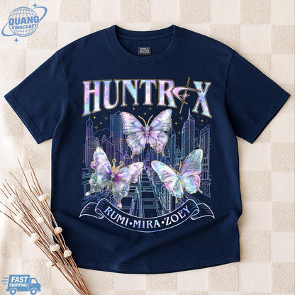 Kpop Huntrix Shirt, Kpop Demon Hunters Shirt, Kpop Huntrix Tee, Mira, Rumi, Zoey, Derpy Tiger Tee, Gift for Huntrix fans, Saja Boys Fans