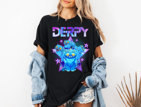 Kpop Demon Hunters Tiger Shirt, Derpy the Tiger And Bird Demon Hunter Tiger Shirt, Hunters Tiger Fan, Animal Shirt, Kpop Movie Fan Gift