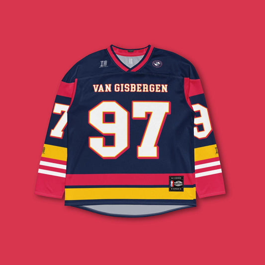 Racing #97 Inspired Oversized Unisex Hockey Jersey – Recycled Polyester Unisex Racing Top for Fans