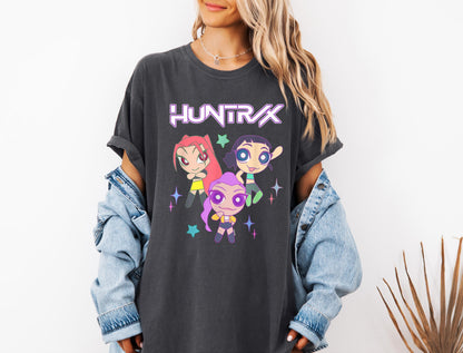 Kpop Demon Hunters Shirt, Huntrix Girl T-Shirt, Kpop idol group Shirt, Mira, Rumi, Joey Shirt,Demon Hunter Merch, Gift for Huntrix fan Shirt