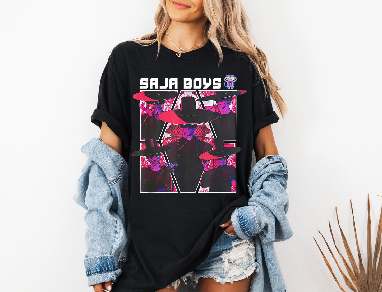 Saja Boys Boy Band Shirt, Kpop Demon Hunters Movie Shirt, Bootleg Retro Movie Shirt, Demon Hunters Merch Shirt, Kpop Saja Boys Shirt