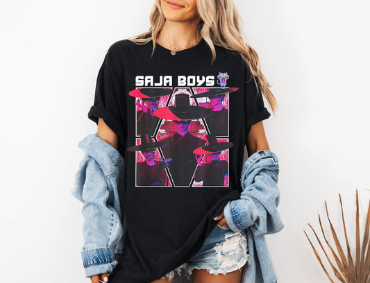 Saja Boys Boy Band Shirt, Kpop Demon Hunters Movie Shirt, Bootleg Retro Movie Shirt, Demon Hunters Merch Shirt, Kpop Saja Boys Shirt
