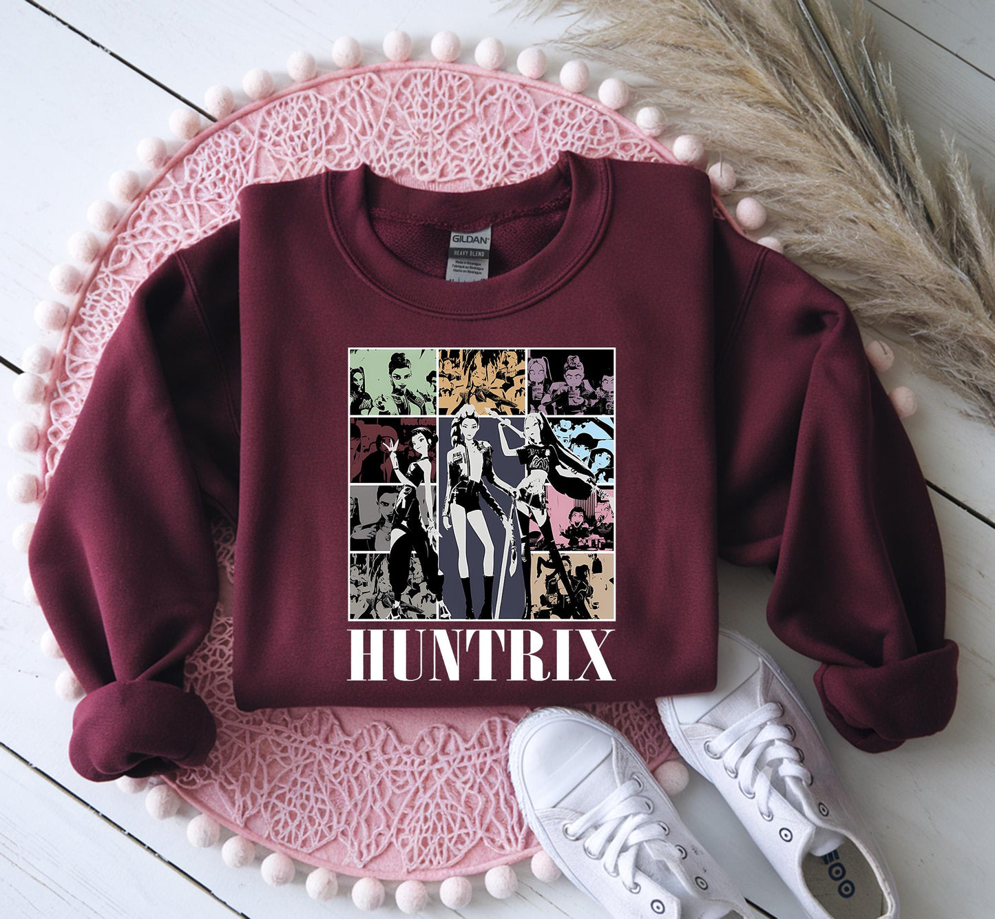 Kpop Demon Hunters Shirt, Huntrix Girl T-Shirt, Kpop idol group Shirt, Mira, Rumi, Joey Shirt,Demon Hunter Merch, Gift for Huntrix fan Shirt