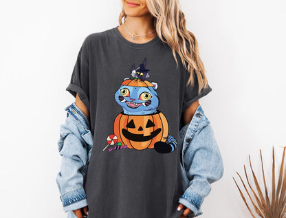 Halloween Kpop Demon Hunters Tiger Shirt, Demon Hunter Tiger Tee, Kpop Huntrix Pin Shirt, Jinu Manga Shirt, Saja Girls Fan, Anime Shirt