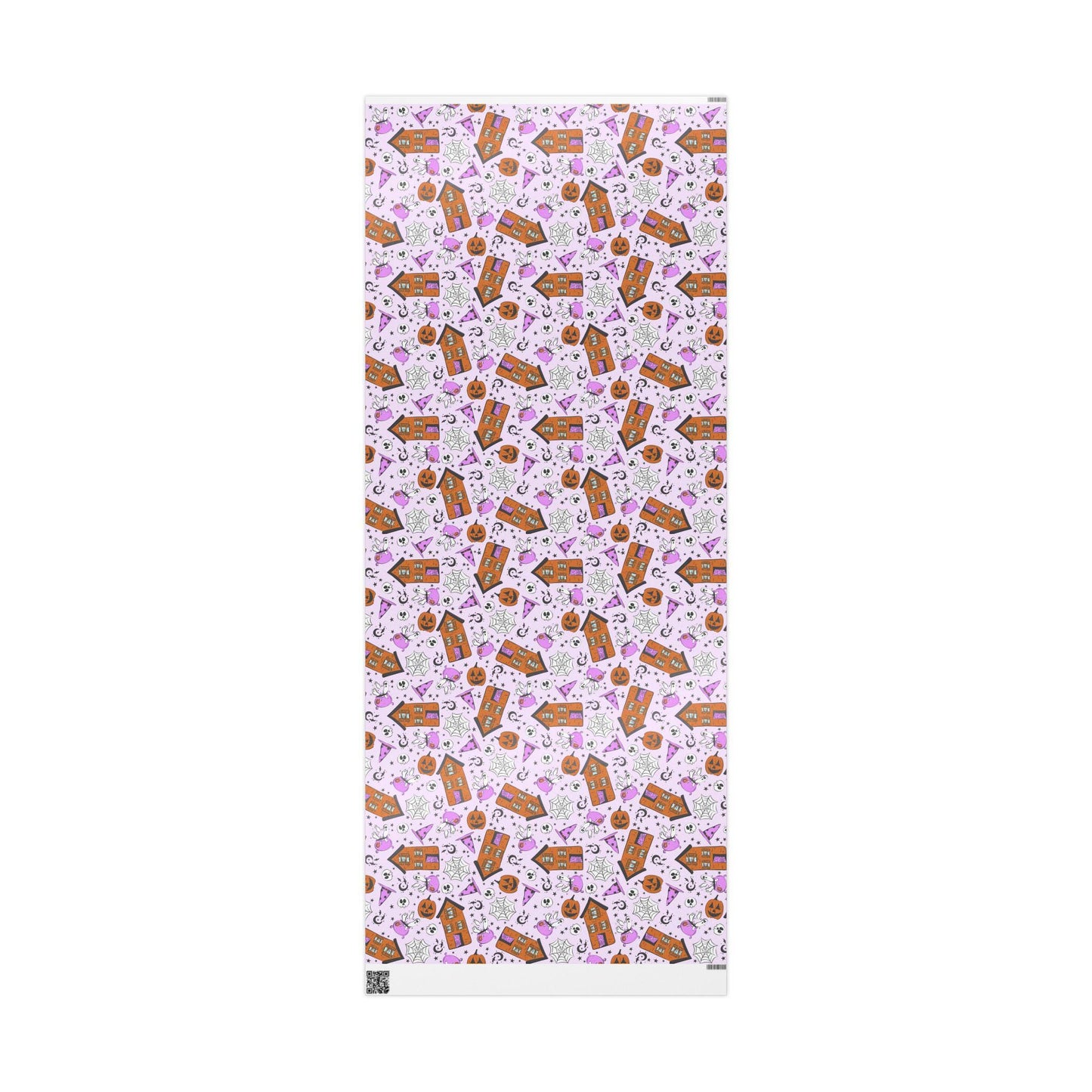 Cute Halloween Wrapping Paper Roll, Fun and Spooky Gift Wrap with Pumpkins, Ghosts  for Kids Gifts and Party Favors