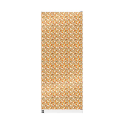 Cute Halloween Gift Wrap Roll, Watercolor Style Wrapping Paper with Ghosts and Pumpkins, Fall Pastel Spooky Vibes