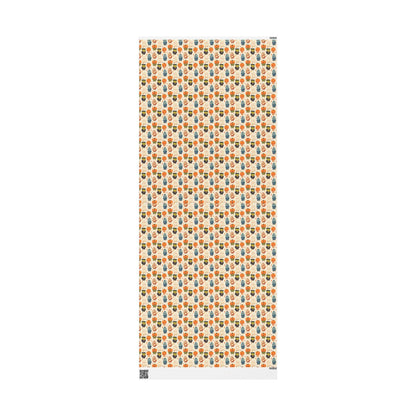 Cute Monster Mash Wrapping Paper Roll, Fun Halloween Gift Wrap with Colorful Monsters for Kids and Party Favors