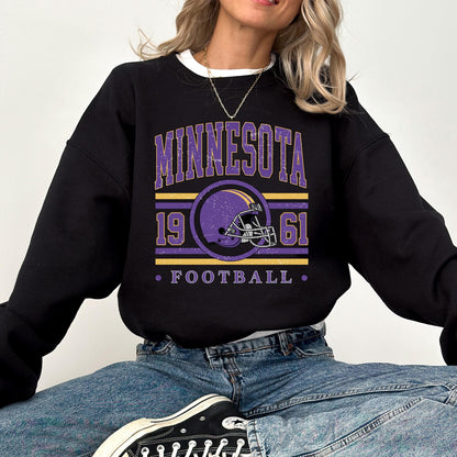 Vintage Minnesota Football Sweatshirt, Retro Sports Fan Shirt, Trendy Game Day Gift Tee, Minnesota Mascot Sweatshirt, Minnesota Football Fan