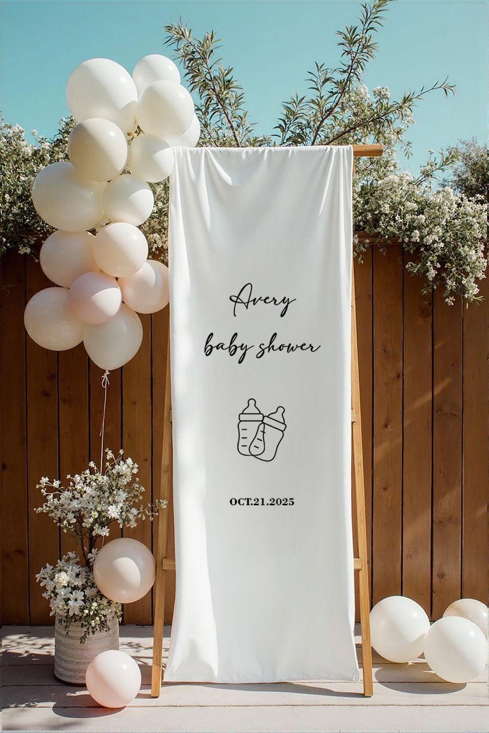 Custom Baby Shower Welcome Sign, Editable Printable Baby Shower Decoration, Modern Minimalist Baby Shower Party Sign,Custom Baby Shower Sign