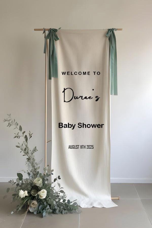 Custom Baby Shower Welcome Sign, Custom Printable Baby Shower Decoration, Custom Baby Shower Sign, Custom Baby Shower Decor, Welcome Sign