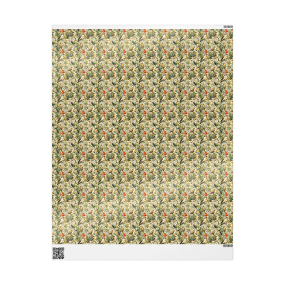 Bird Watching Wrapping Paper for Nature Lovers and Birders, Gift Wrap with Birds and Binoculars, Wildlife Inspired Gift Packaging #50