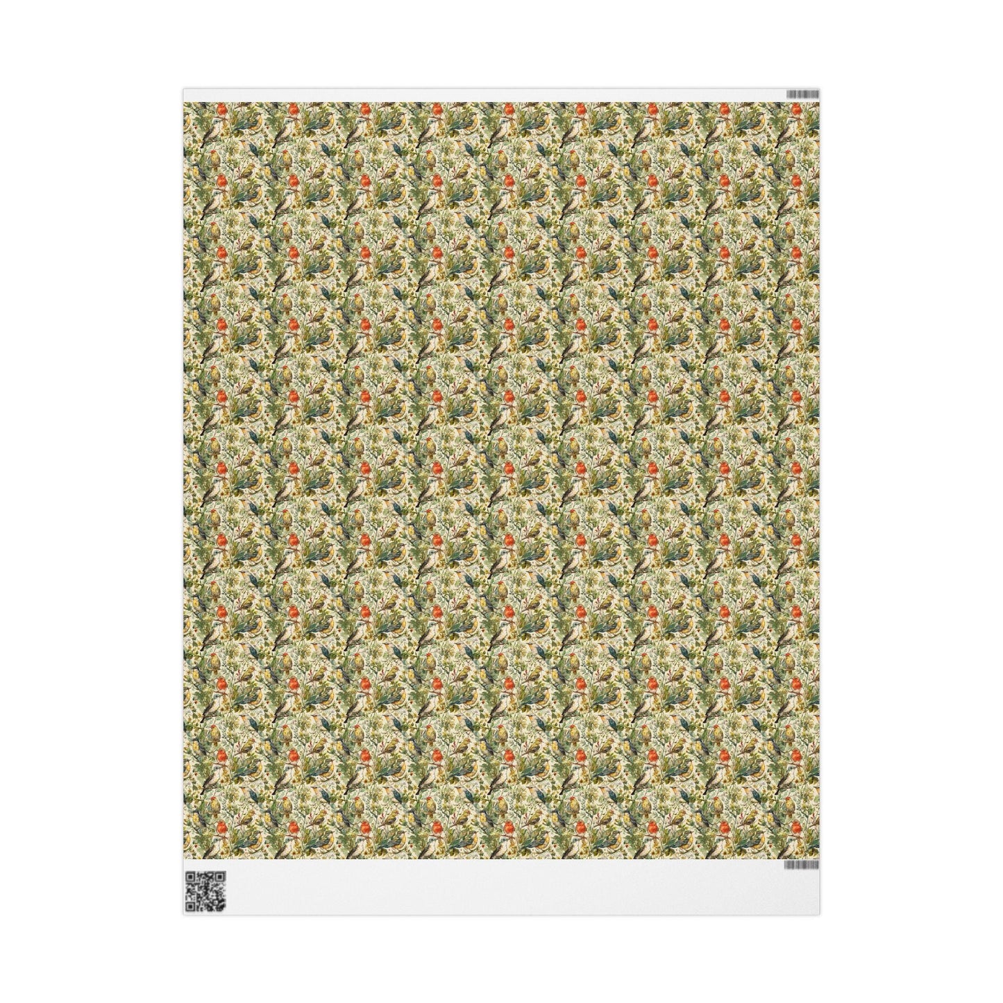 Bird Watching Wrapping Paper for Nature Lovers and Birders, Gift Wrap with Birds and Binoculars, Wildlife Inspired Gift Packaging #50