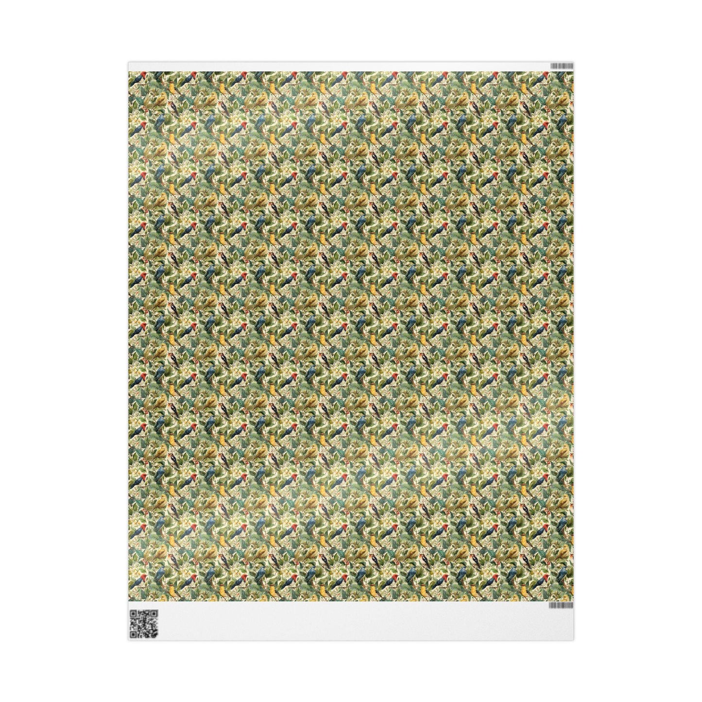 Bird Watching Wrapping Paper for Nature Lovers and Birders, Gift Wrap with Birds and Binoculars, Wildlife Inspired Gift Packaging #43