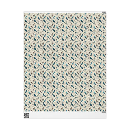 Bird Lover Wrapping Paper for Gift Giving, Nature Inspired Gift Wrap with Birds, Ideal for Birders and Wildlife Enthusiasts #9