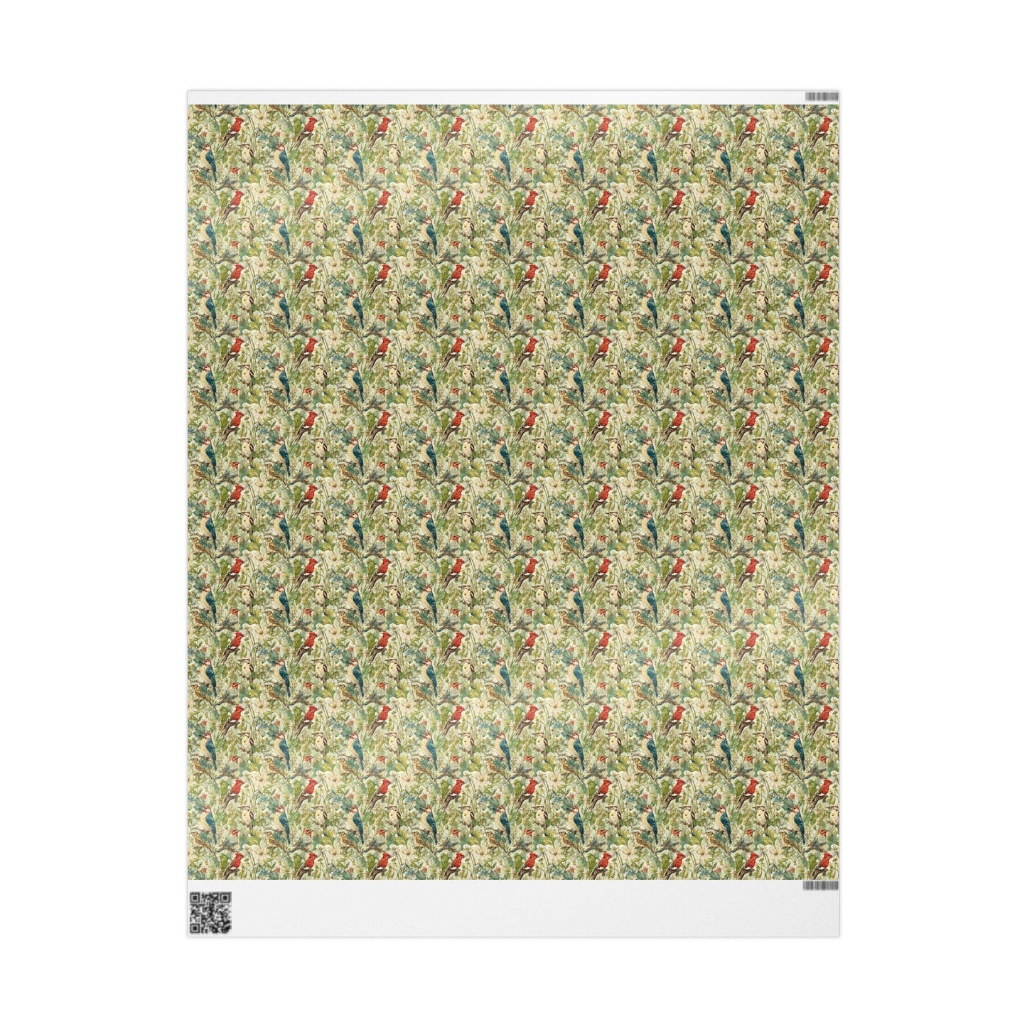 Bird Watching Wrapping Paper for Nature Lovers and Birders, Gift Wrap with Birds and Binoculars, Wildlife Inspired Gift Packaging #49