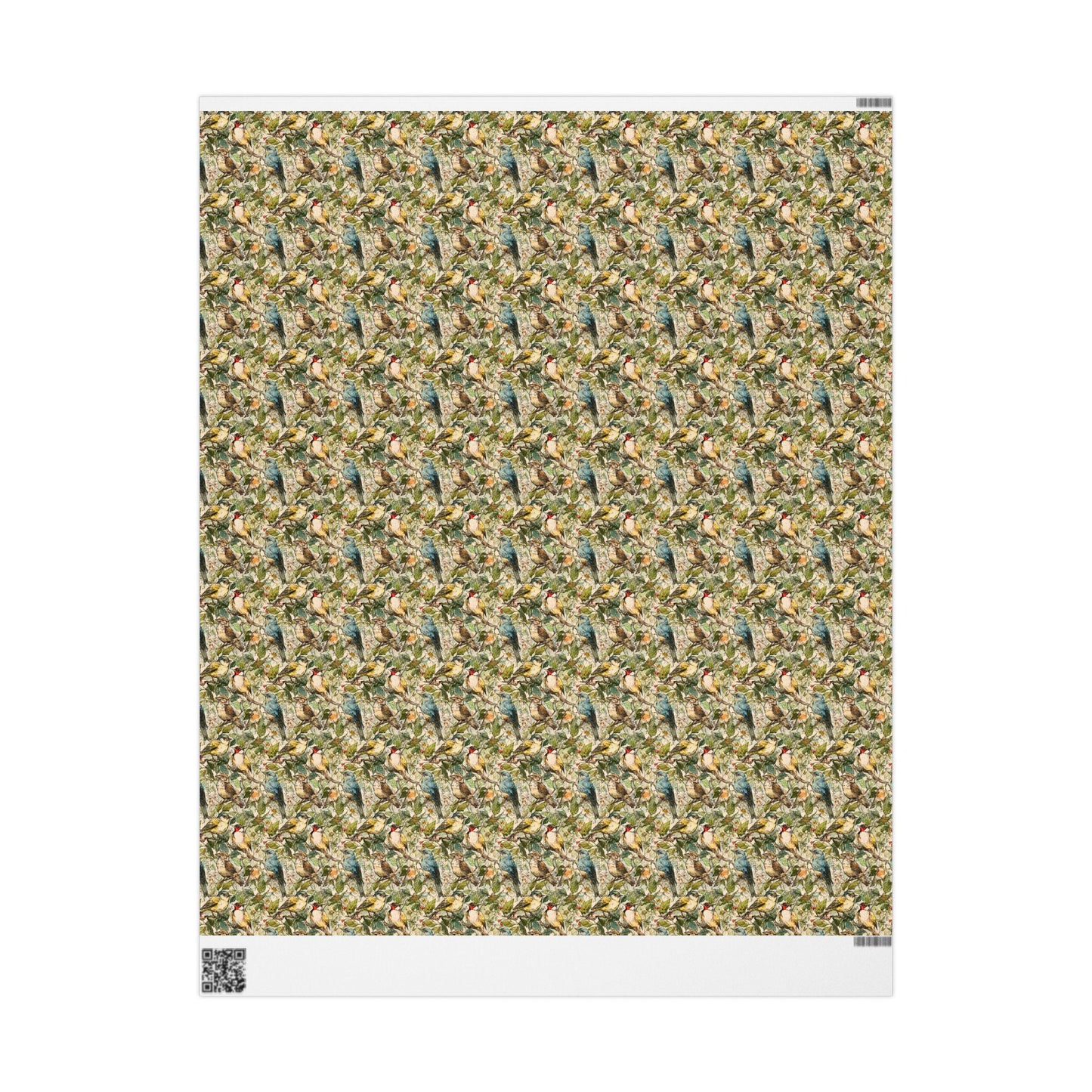 Bird Watching Wrapping Paper for Nature Lovers and Birders, Gift Wrap with Birds and Binoculars, Wildlife Inspired Gift Packaging #47