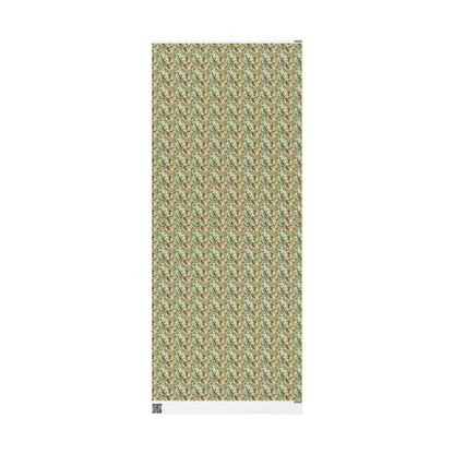 Bird Watching Wrapping Paper for Nature Lovers and Birders, Gift Wrap with Birds and Binoculars, Wildlife Inspired Gift Packaging #45