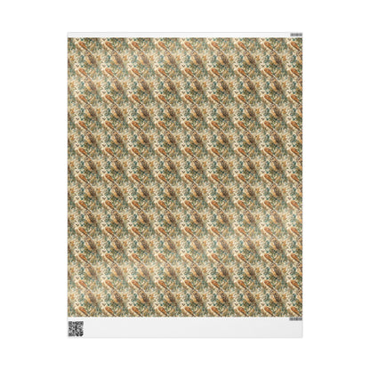 Bird Watcher Wrapping Paper Roll, Feathered Gift Wrap for Wildlife Enthusiasts and Bird Fans #39