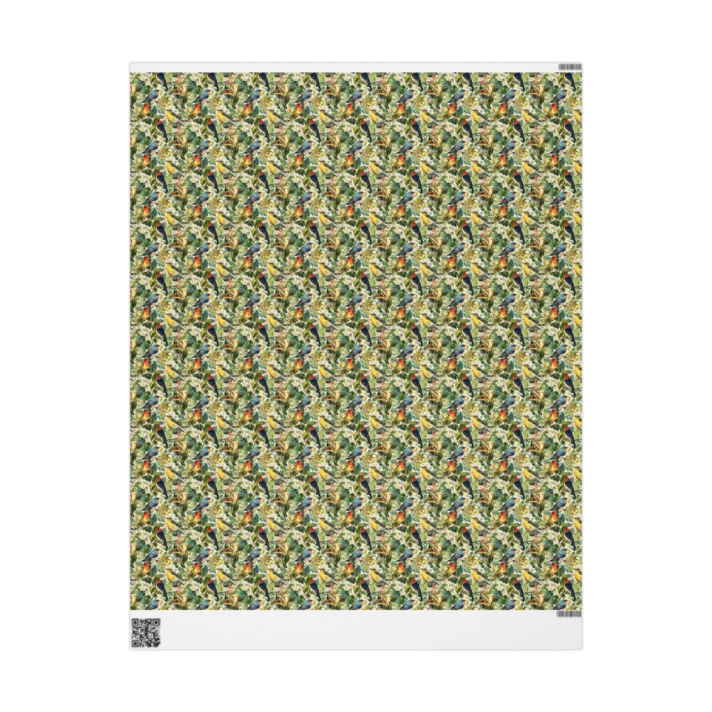 Bird Watching Wrapping Paper for Nature Lovers and Birders, Gift Wrap with Birds and Binoculars, Wildlife Inspired Gift Packaging #44