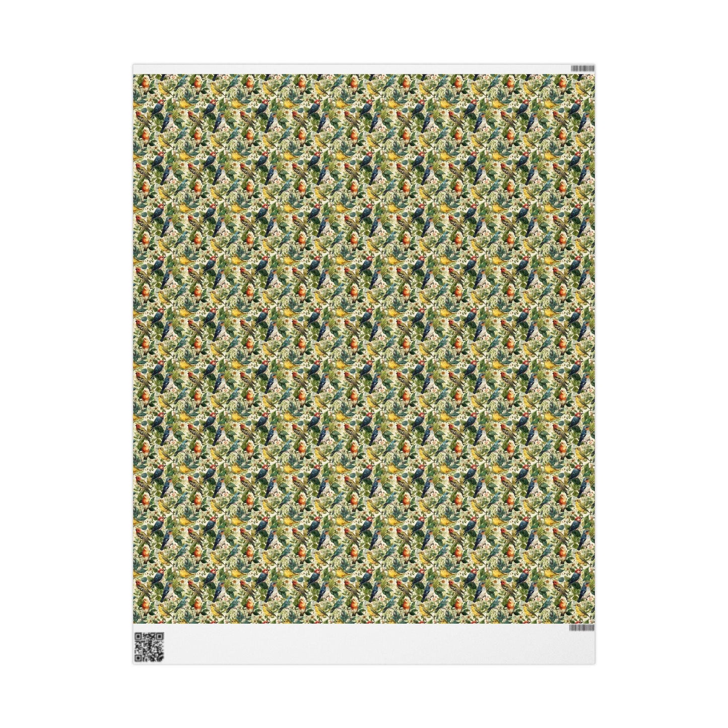 Bird Watching Wrapping Paper for Nature Lovers and Birders, Gift Wrap with Birds and Binoculars, Wildlife Inspired Gift Packaging #42