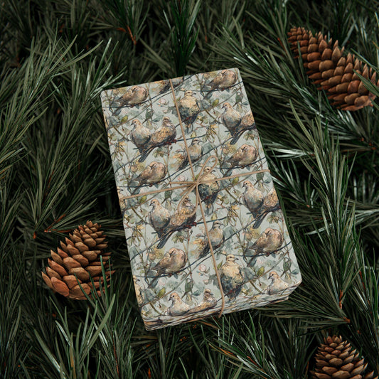 Birding Adventure Wrapping Paper Roll, Songbird Gift Wrap for Outdoor Gifts and Birdwatcher Packaging #26