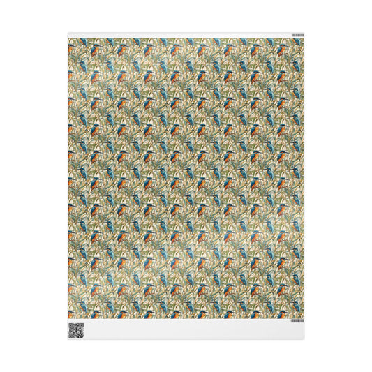 Songbird Wrapping Paper Roll, Birdwatching Gift Wrap for Nature Fans and Garden Bird Enthusiasts #35