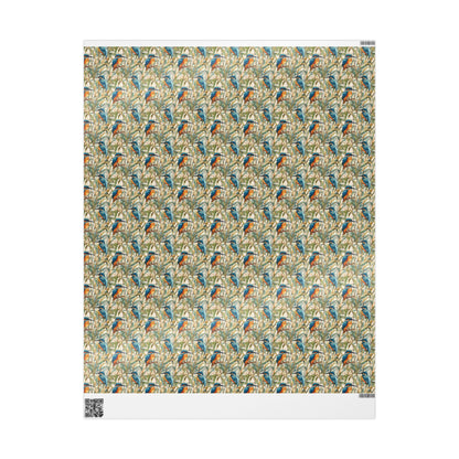 Songbird Wrapping Paper Roll, Birdwatching Gift Wrap for Nature Fans and Garden Bird Enthusiasts #35