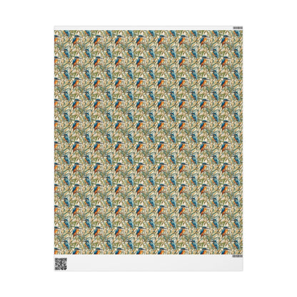 Songbird Wrapping Paper Roll, Birdwatching Gift Wrap for Nature Fans and Garden Bird Enthusiasts #35