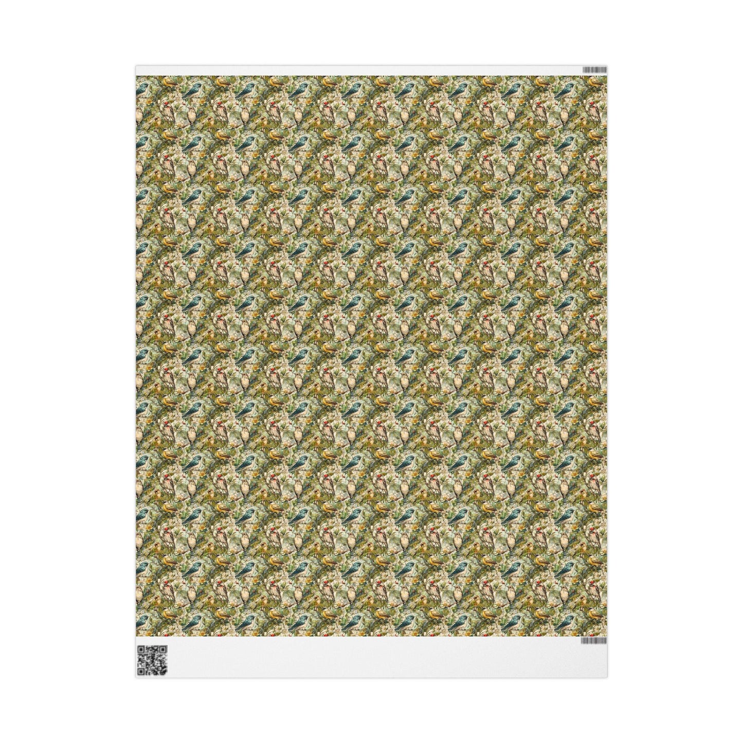 Bird Watching Wrapping Paper for Nature Lovers and Birders, Gift Wrap with Birds and Binoculars, Wildlife Inspired Gift Packaging #41