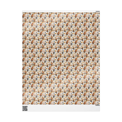Songbird Wrapping Paper Roll, Nature Themed Gift Wrap for Bird Lovers and Wildlife Enthusiasts #21