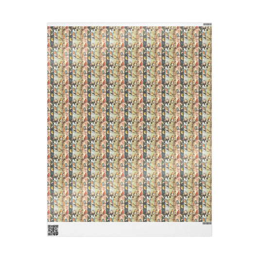 Birdwatcher Gift Wrap Roll, Nature-Inspired Wrapping Paper for Outdoor Enthusiasts and Bird Fans #19