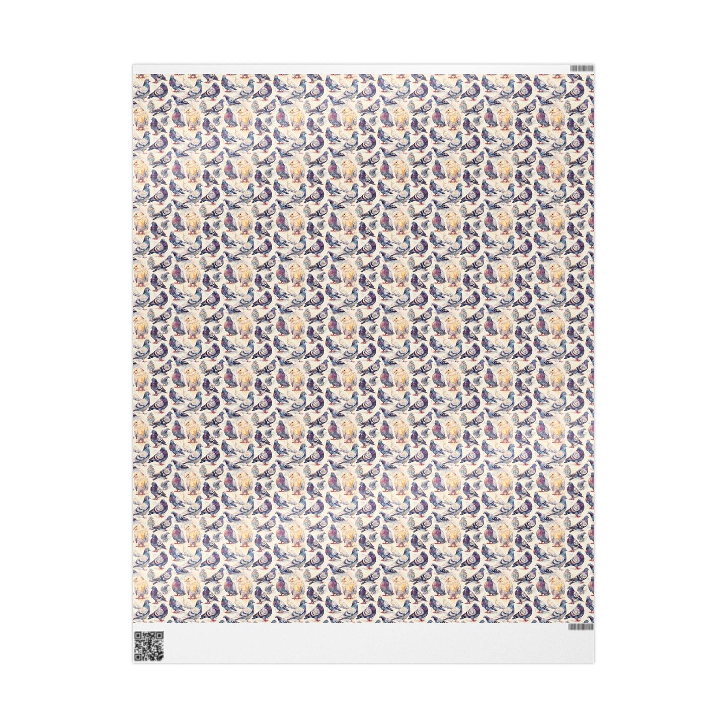 Bird Watching Wrapping Paper Roll, Nature Gift Wrap with Forest Birds for Ornithologists and Outdoor Lovers #16