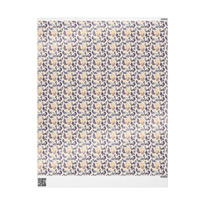 Bird Watching Wrapping Paper Roll, Nature Gift Wrap with Forest Birds for Ornithologists and Outdoor Lovers #16
