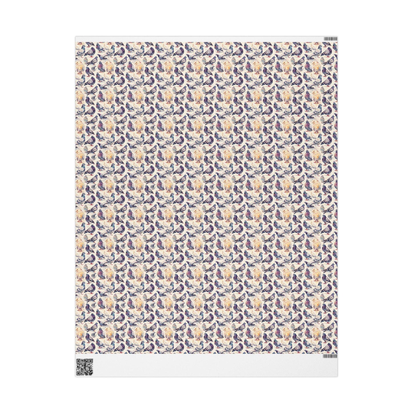 Bird Watching Wrapping Paper Roll, Nature Gift Wrap with Forest Birds for Ornithologists and Outdoor Lovers #16