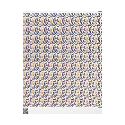Bird Watching Wrapping Paper Roll, Nature Gift Wrap with Forest Birds for Ornithologists and Outdoor Lovers #16