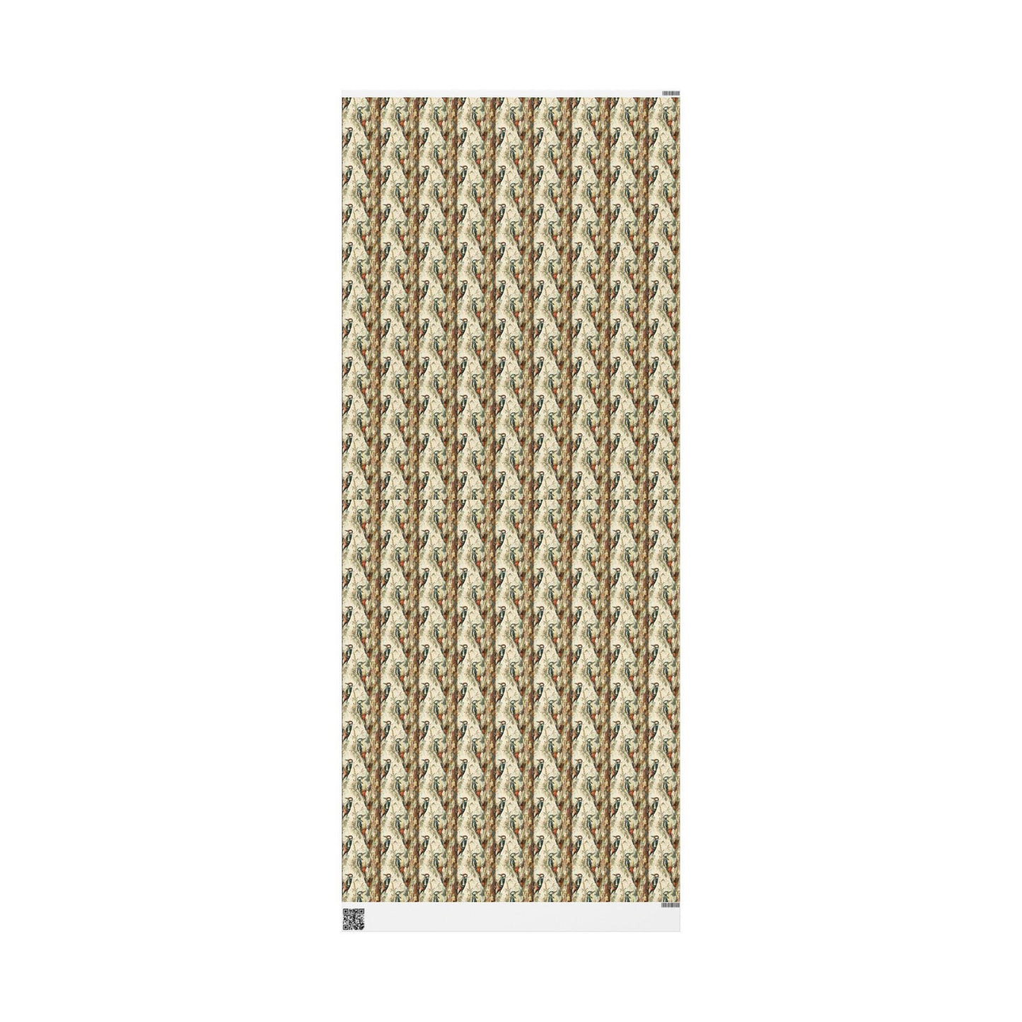 Bird Gift Wrap Roll with Binoculars and Feathers, Wrapping Paper for Nature Walkers and Bird Watchers #29
