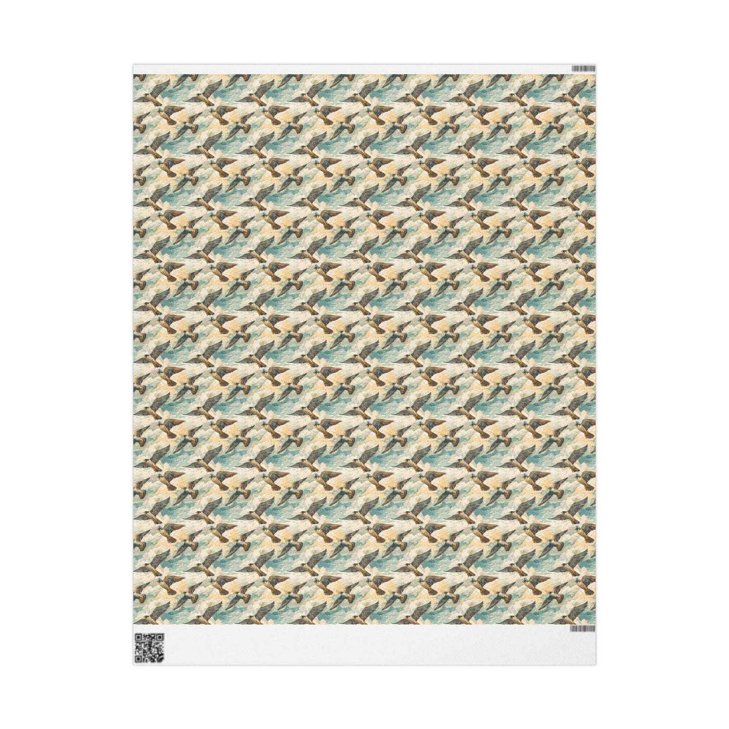 Colorful Bird Watching Wrapping Paper Roll, Songbird Gift Wrap for Nature Fans and Wildlife Packaging #15